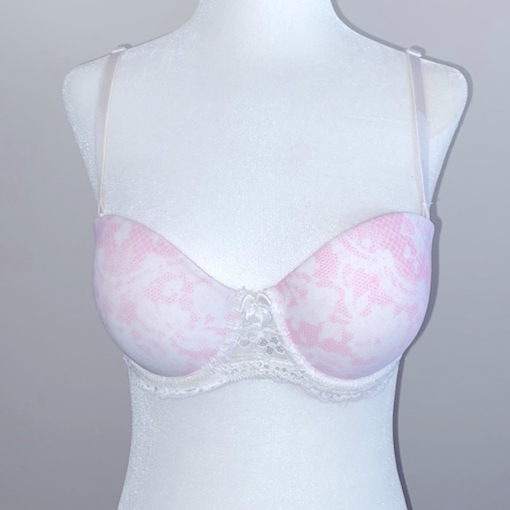 Smart & sexy lace print push up bra